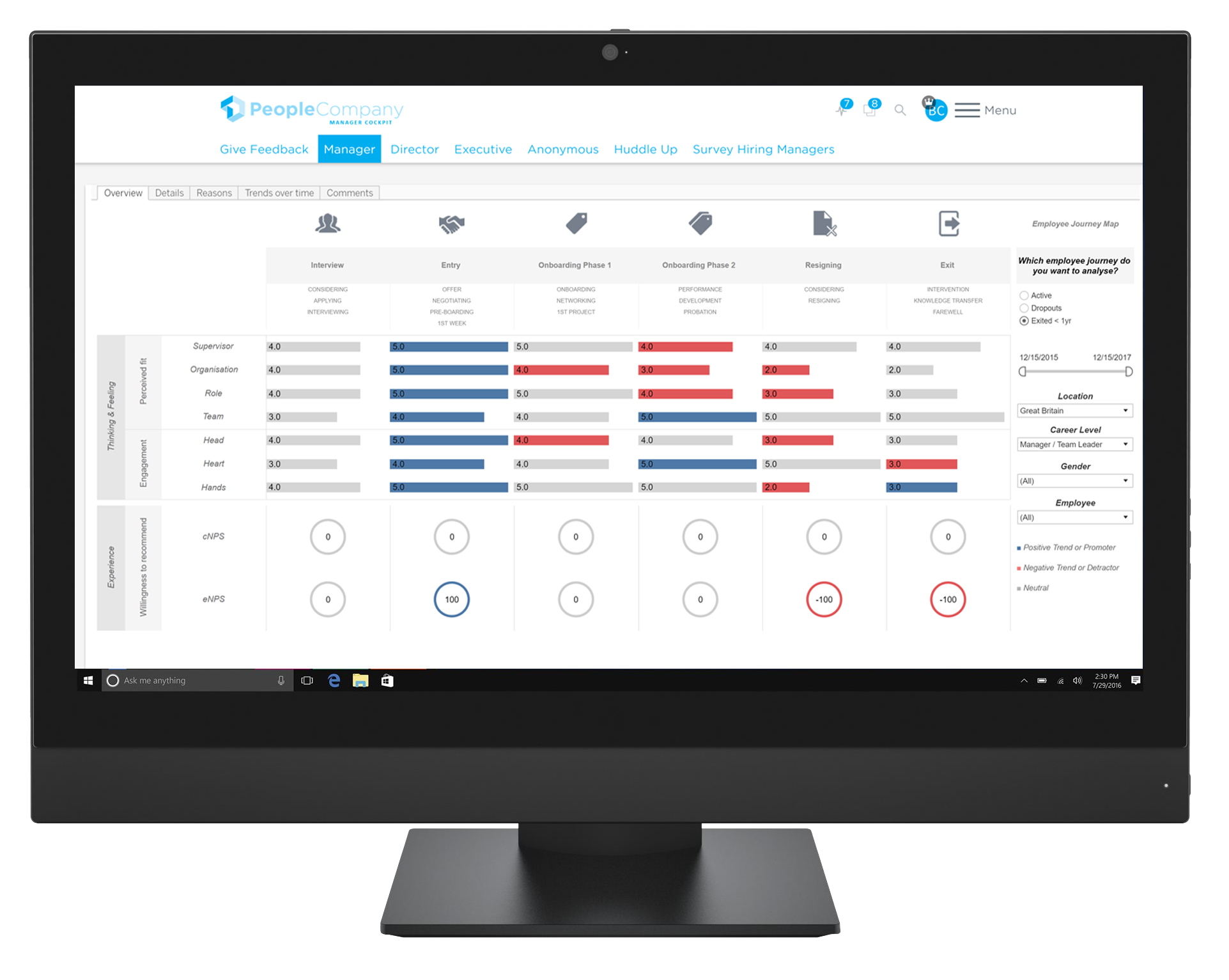 Enterprise Feedback Platform Insights Dashboard Reporting Questback - our products