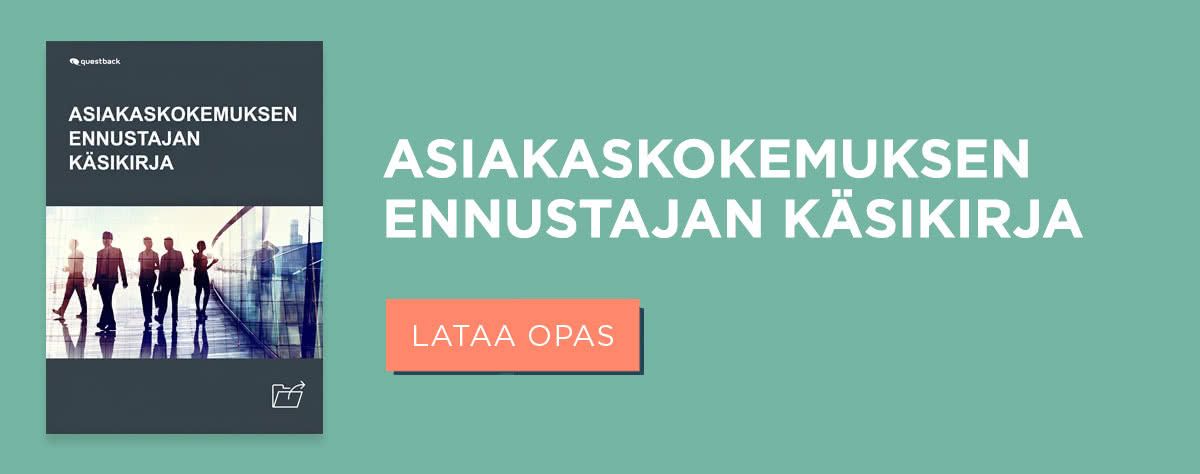 Asiakaskokemuksen ennustajan käsikirja Asiakaskokemuksen ennustajan käsikirja
