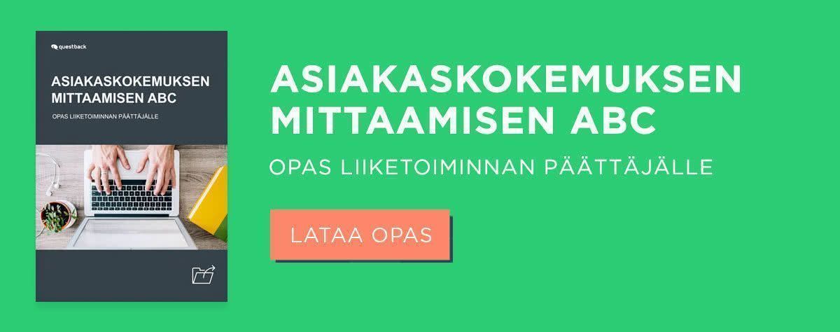 Asiakaskokemuksen mittaamisen ABC