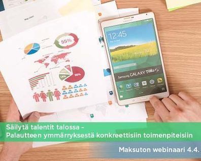 HR-webinaarisarja: Säilytä talentit talossa - ymmärryksen kautta toimenpiteisiin