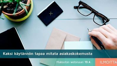 Webinaari: Kaksi kaytannon tapaa mitata asiakaskokemusta