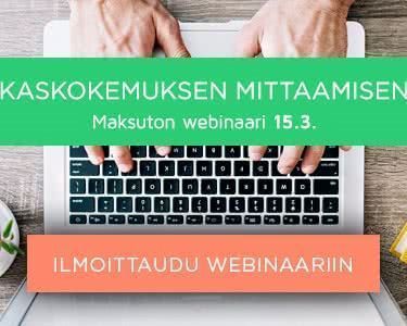 Webinaari: Asiakaskokemuksen mittaamisen ABC 15.3.2016