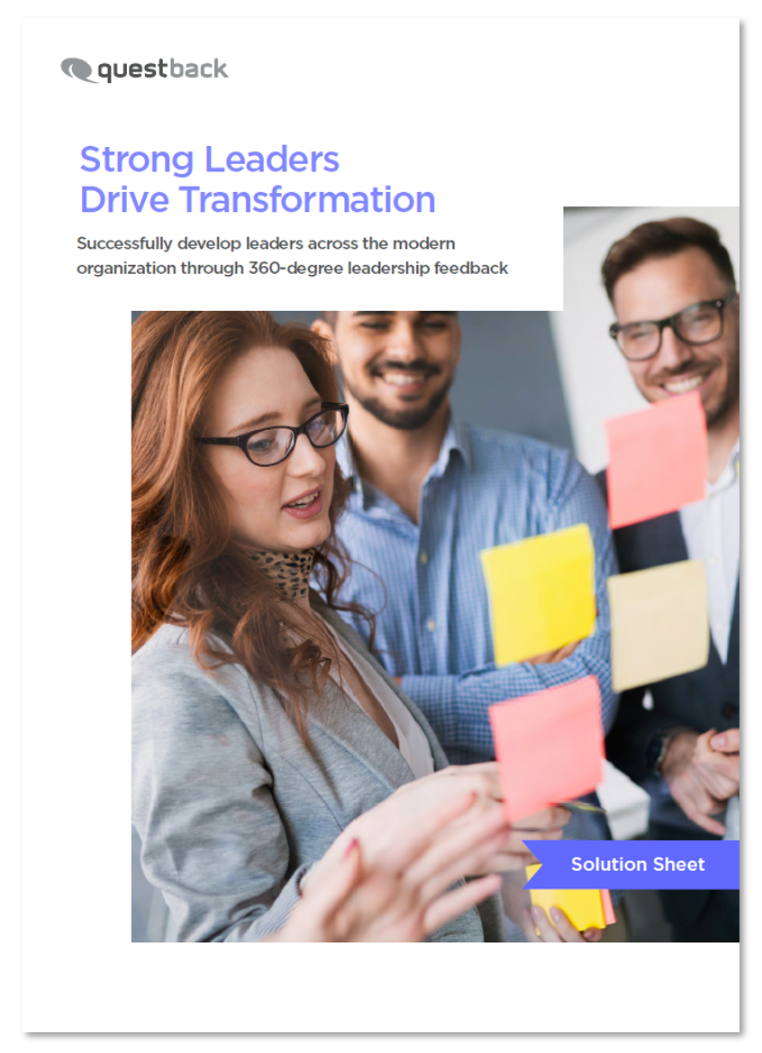 Picture Questback Leadership 360 Solution Sheet