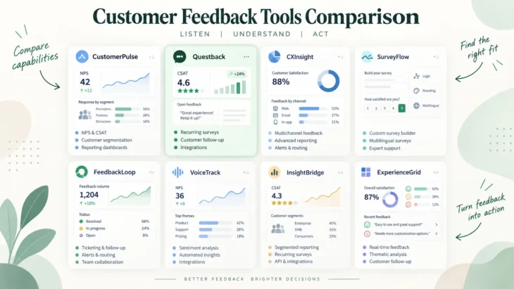 Best customer feedback and survey tools for 2026